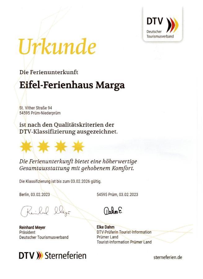 Eifel-Ferienhaus Marga Pruem Bagian luar foto